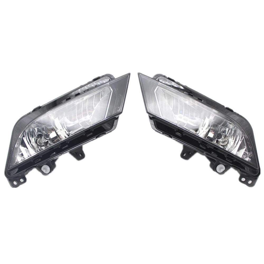 For Seat Ibiza 2013 2014 2015 2016 2017 Front Bumper Fog Light Fog Lamp With Bulbs Grille Cover And Wire Harness Assembly - Image 2