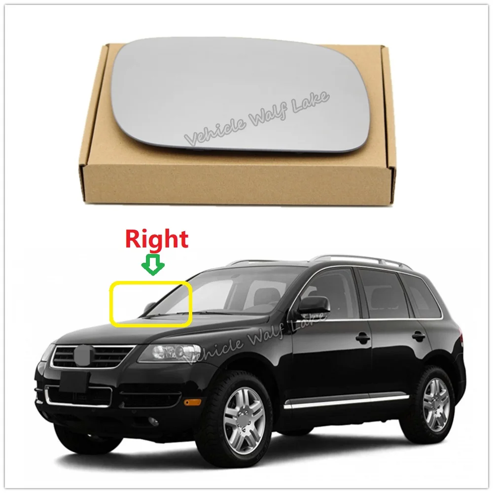 Right Side Heated Mirror GLass For VW Touareg 2002 2003 2004 2005 2006 Car-Stying Rear Mirror Heated Mirror GLasses - Image 2