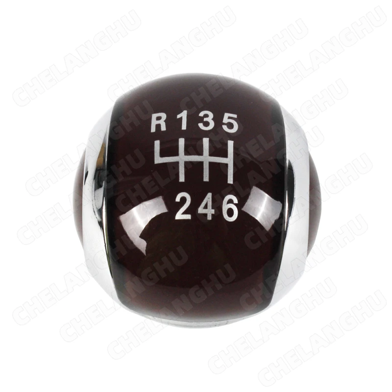 6 Speed Gear Shift Knob Fit For Peugeot 206 306 207 208 307 308 2008 3008 5008 Citroen C3 C4 DS4 Black Or Brown 2 options - Image 2